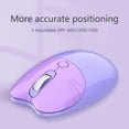 thumbnail image 3 of Souris Double Mode, Conception Silencieuse, Largement Compatible, Réglable DPI, Souris d'Ordinateur de Taille Portable pour Ordinateur Portable, PC, Ordinateur, 3 of 8