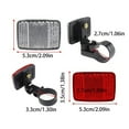Foldable Bike Front Bike Bike Lights Battery Powe Bike Strobe Tire