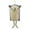 A, variant on Bohemian Resin Wind Chimes, Artistic Outdoor Garden Hanging Decor, Beautiful Retro Resin Craft Wind Chime for Patio Yard Porch Home Balcony Decoration, Holiday Birthday and Housewarming Gift