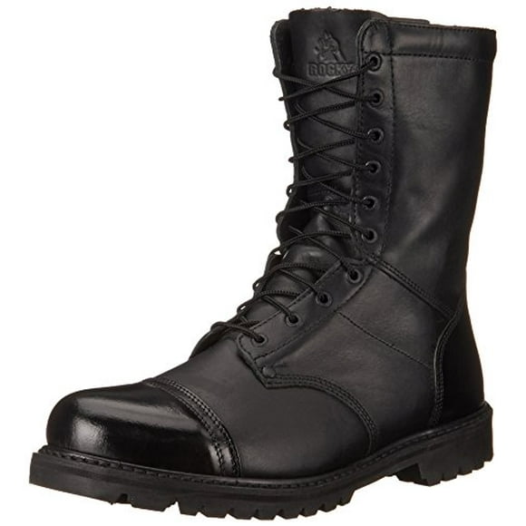 Rocky FQ0002095 Men's 10" 200G Boot Medium 7 Duty Boots Black