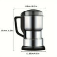 thumbnail image 1 of DEBGFS 400g/400ml/14oz Lalayuan Electric Coffee Bean Grinder - Powerful 300W Motor  10s Fast Grinding  4-Blade Stainless Steel  Wet&Dry Food Processor  One-Button Control  Deepen Grind Ch, 1 of 7