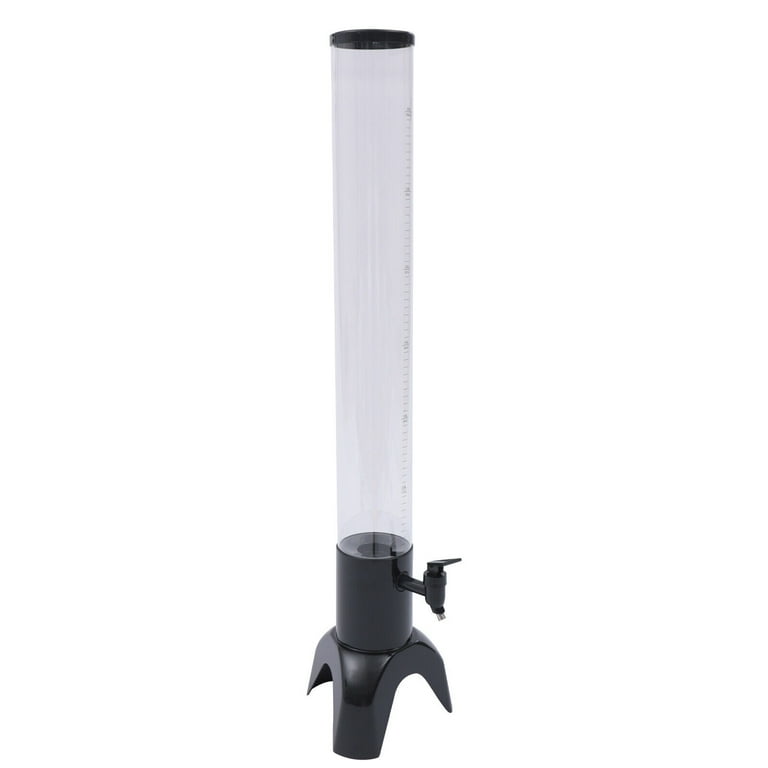 Beer Giraffe Dispenser, 100oz/3.2 qt Mimosa Tower Dispenser with Ice Tube  and LED Light, 3L Tabletop Drink Tower Dispenser for Beer, Margarita