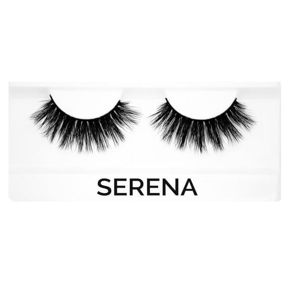 Serena , J Lash Faux Mink Lashes, hair scalp beauty - Pack of 3 w/ Sleek 3-in-1 Comb/Brush