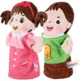 thumbnail image 1 of 2Pcs Hand Puppet Figures Story Doll Figures Hand Puppets Realistic Puppet Figures for Kids, 1 of 4