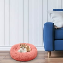 XGFHYJEH Pet Beds for Cats, Cave Cat Beds, Cat Bed Cave, Cat beds for Indoor Cats Clearance Under 10.00, Small Animals House, Round Winter Warm Sleeping Bag Long Plush Soft Pet Bed