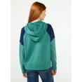 thumbnail image 3 of Free Assembly Women's Pullover Raglan Hoodie, 3 of 6