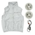 thumbnail image 2 of Chaleco Con Capucha De Enfriamiento, Ropa De Aire Acondicionado De Alta Eficiencia, Ventiladores Duales Multifuncionales Para Trabajos De Soldadura Eléctrica, 2 of 7