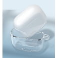 thumbnail image 4 of GadgetCom Étui de Remplacement Compatible avec Apple AirPods 4, Pochette de Protection Complète Transparente et Claire en TPU pour Écouteurs avec Courroie, 4 of 9