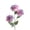 Purple A, variant on 3 - Head Artificial Dahlia Silk Flowers, Living Room Decor, Dining Table Centerpiece, Wedding and Event Decor, Easy Care, Modern Indoor Accent,Orange