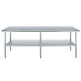 thumbnail image 2 of AmGood 30 in. x 96 in. Stainless Steel Table | Metal Utility Kitchen Prep Work Table | NSF, 2 of 9