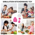 thumbnail image 3 of BEADCEST Durable Rosy Simulation Tableware Toy Set for Kids Pretend Play Safe Cloth Kitchenware 5 Pieces, 3 of 5