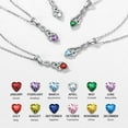 thumbnail image 5 of ChicSilver 925 Sterling Silver Heart Necklaces Celtic Knot with Birthstones Pendant Necklace for Women Christmas Gift for Her, 5 of 5