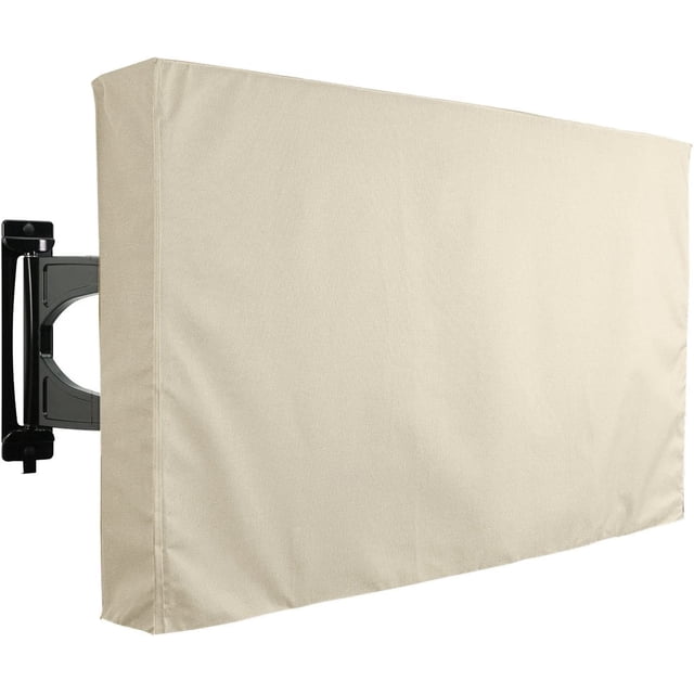 KHOMO GEAR Outdoor TV Cover - SAHARA Series - Universal Weatherproof Protector For 22-24 Inch TV - Fits Most Mounts &