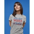 thumbnail image 2 of Merica Y'all T-Shirt Women -Image by Shutterstock, Female 5X-Large, 2 of 4