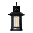 thumbnail image 3 of Blackburn 1 Light Outdoor Black Wall Lantern, 3 of 4