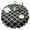 Black And White-1, variant on Black and White Wavy Checkerboard Pattern Round Tablecloth 60"x60",Wrinkle Wipeable Table Cloth for Kitchen Dining Room Picnic Patio Party