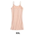 thumbnail image 4 of Chaleco de Modal para mujer, cuello en U, piel agradable al desnudo, vestido deslizante, camisones con tirantes, ropa interior de talla grande Prendas para la parte del cuerpo Color de piel XXL Minnieouse AP011308-20B, 4 of 6