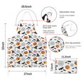 thumbnail image 7 of Halloween Witch Hats Pumpkins and Spider Webs Apron-Garden Aprons for Women with Pockets-Cotton Linen Waterproof Kitchen Cooking Gardening Aprons Adjustable for Kitchen,Cooking,BBQ and Salon 32"x27", 7 of 7