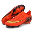 thumbnail image 3 of Botas de fútbol de entrenamiento profesional para hombre, zapatos de fútbol unisex, botines de césped de tendencia, transpirables, para exteriores, ultraligeros, antideslizantes, 3 of 5