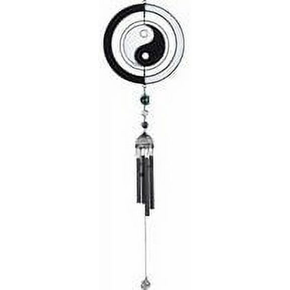 FC Design 33" Long Ying Yang Oriental Wind Chime Garden Patio Decoration