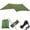 Green, variant on Lolmot Camping Tent Rain Tarp 3 X 3 M Ultra-Light Sun Protection Backpack