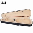 thumbnail image 2 of Vett Violin Case 4/4 Size Professional Triangular Shape Violin Hard Case Yellow Inside Violin Parts, 2 of 5