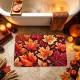 thumbnail image 4 of syligr Maple Leave Fall Rugs for Outdoor Front Door, Halloween Doormat for Indoor Entryway Kitchen, Autumn Harvest Welcome Floor Mat for Home, Thanksgiving Non-Slip Mat, 16x24 Inch, 4 of 5