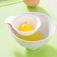 thumbnail image 2 of Flmtop Creative Spoon Shape Egg White Separator Yolk Filter Sieve Divider Kitchen Tool, 2 of 7