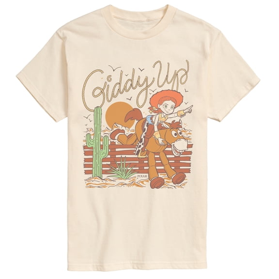 Disney - Jessie Bullseye Giddy Up - Men's Short Sleeve Graphic T-Shirt