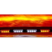 56 Amber LED Emergency Light Bar Flashing Tow/Plow Truck Wrecker w/ Take Down, Alley, Brake/Turn Signals