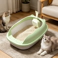 thumbnail image 6 of Cat Toilet - Open Cat Litter Box with Sifting Scoop - No-Splashing Easy-to-Clean Litter Pan for Kittens & Cats, 6 of 6