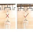 thumbnail image 3 of Soporte para copas de vino Rojo Verde 1 portavasos debajo del gabinete 3 columnas, 3 of 5