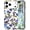 Blue, variant on for iPhone 16 Pro Case [Compatible with MagSafe] with Chic Floral Design, Cute Aesthetic Flower Magnetic Phone Cover for Women Girls, Stylish Protective Case for iPhone 16 Pro, Brown