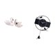 thumbnail image 5 of Figuras de cisne de resina, esculturas, adornos de mesa, reloj de pared, material acrílico con diseño artístico, ideal para sala de estar, oficina, bo, 5 of 8