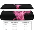 thumbnail image 4 of D pour Garçons Filles avec Housse de Couette Flamants Roses, Rose, Animal, Pièces, Simple, 4 of 5