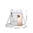 thumbnail image 5 of Deago Small Crossbody Bags for Women Vintage Soft PU Leather Cell Phone Purse Wallet Handbags Travel Shoulder Bag with Adjustable Strap (White), 5 of 9