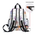 thumbnail image 5 of FORMRS School Backpack with Front Zippered Pocket 12" Student Travel Daypack, Purple Flower Pattern, 5 of 6