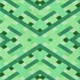 thumbnail image 1 of Ahgly Company Indoor Square Patterned Jade Green Area Rugs, 7' Square, 1 of 6