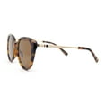 thumbnail image 3 of Womens Contemporary Oversized Designer Butterfly Plastic Fashion Sunglasses Tortoise - Brown, 3 of 4