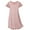 C-Pink, variant on FEREMO Plus Size Nightgowns for Women Floral Print Nightshirt V Neck Sleepshirt Short Sleeve Sleepwear
