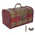 thumbnail image 1 of Vintage Cosmetics Organizer,Wooden Jewelry Storage Box Wooden Storage Box Retro Wooden Storage Case Smooth Operation, 1 of 14