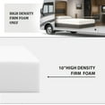 thumbnail image 4 of Foamma 10" x 30" x 80" High Density RV Bunk Mattress Foam Replacement Topper for Camper, Truck, Travel Trailer, Firm, CertiPUR-US Certified, Made in USA, Cover Not Included, 4 of 7