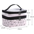 thumbnail image 2 of Hweilai Sac de Toilette Laminé à double Couche Robuste et durable (Gris), 2 of 4
