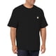 thumbnail image 1 of Playera Carhartt de manga corta, pesada, con bolsillo, negra, para hombre, 1 of 9