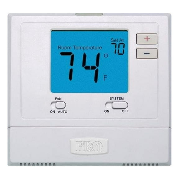 Pro1 T771 Thermostat - 1H Or 1C Conventional, No Autochangeover, No Programming