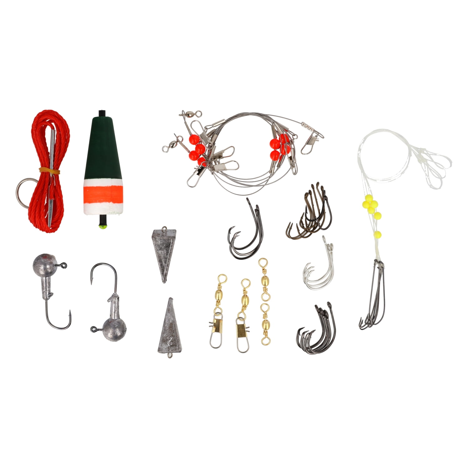 (2 pack) Eagle Claw Lazer Sharp Go Fish Tackle Box Kit with Assorted Tackle
