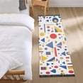 thumbnail image 3 of Yayeee Runner Rug for Bedroom 2'x6' Machine Washable Hallway Non Slip Mat, Simple Shapes, 3 of 8