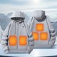 thumbnail image 4 of Ropa Cálida Invierno Con Calefacción Sudaderas Capucha Informales Eléctrica, 4 of 9