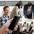thumbnail image 4 of [2 Pack Privacy Screen Protector for iPhone 15 Pro Max[Anti-Spy] Tempered Glass Film,Touch Sensitive/Anti Scratch/Fingerprint/Easy Install Bubble Free, 4 of 6