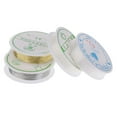 thumbnail image 4 of 4 Rolls Jewelry Wire 0.5MM Copper Wire Tarnish Resistant Soft Copper Wire, Nylon Beading Wire Thread Fishing Wire, Elastic Crystal String Cord Jewelry Making Wire for Crafts Beading Jewelry, 4 of 8